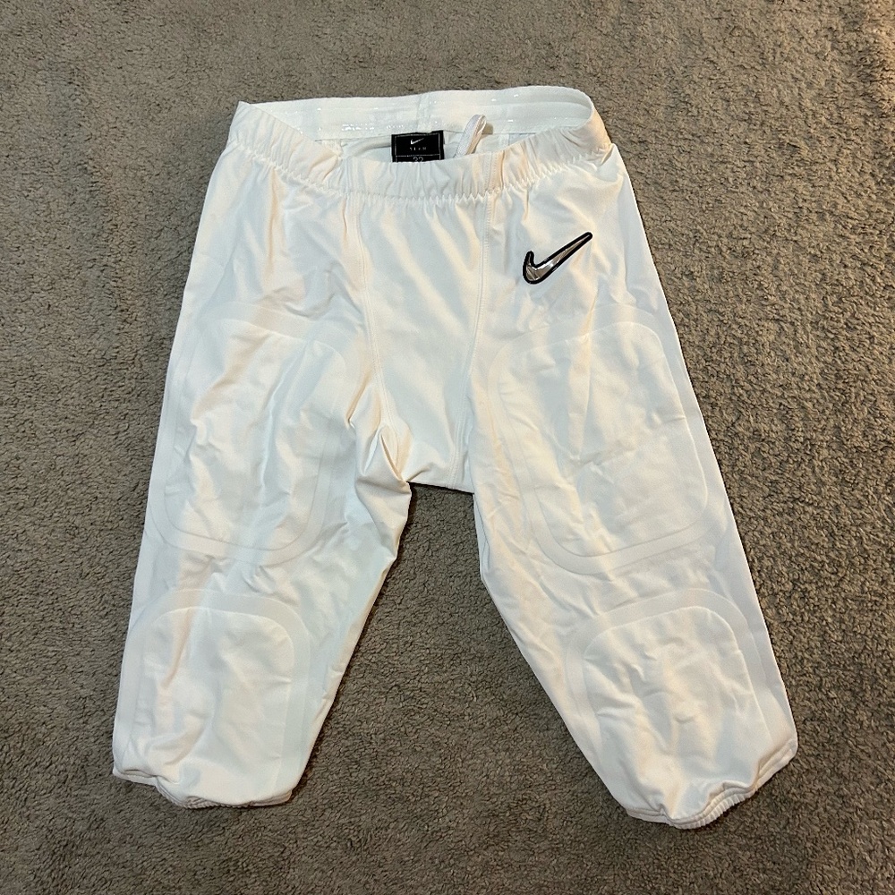 Nike white football pants